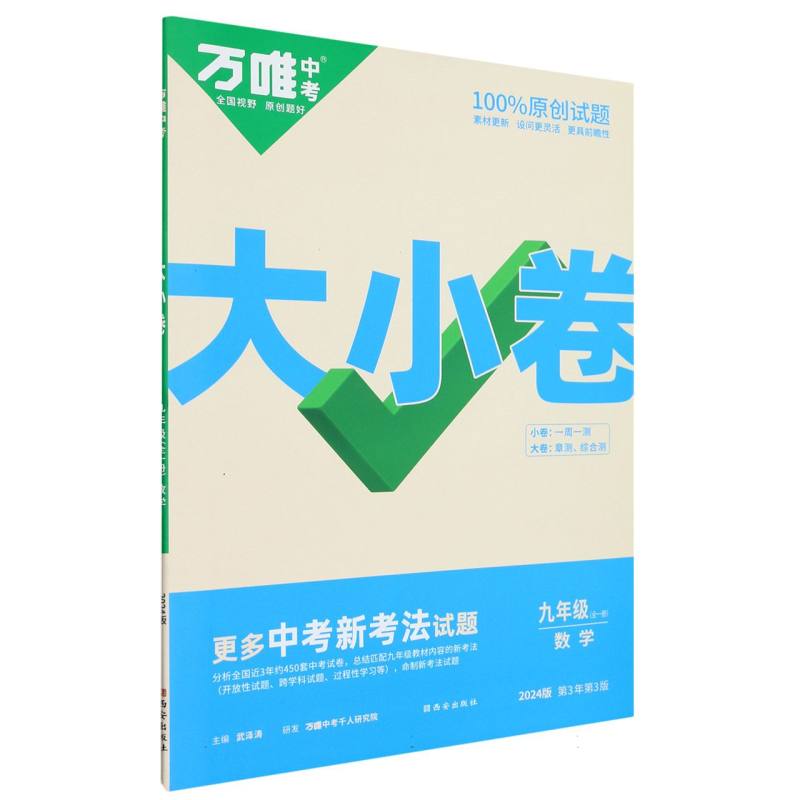 2024万唯中考《大小卷》九年级数学全一册