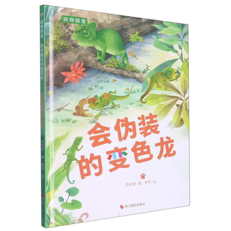 会伪装的变色龙（动物探索.超有趣的动物探索）