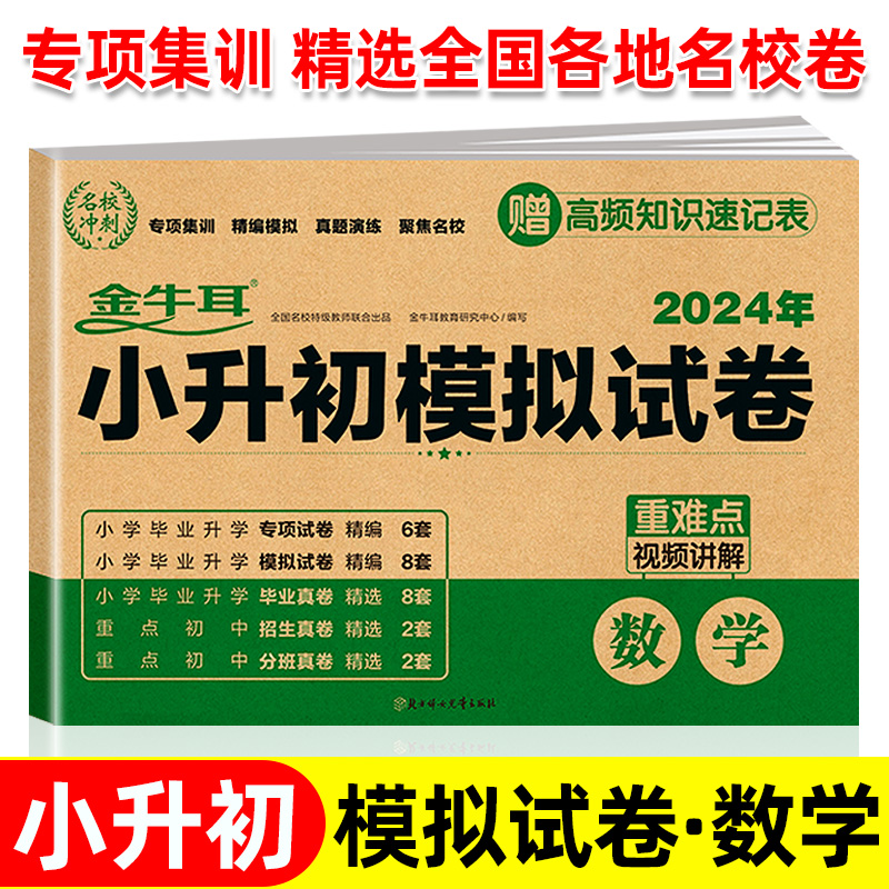 数学(2024年)/小升初模拟试卷
