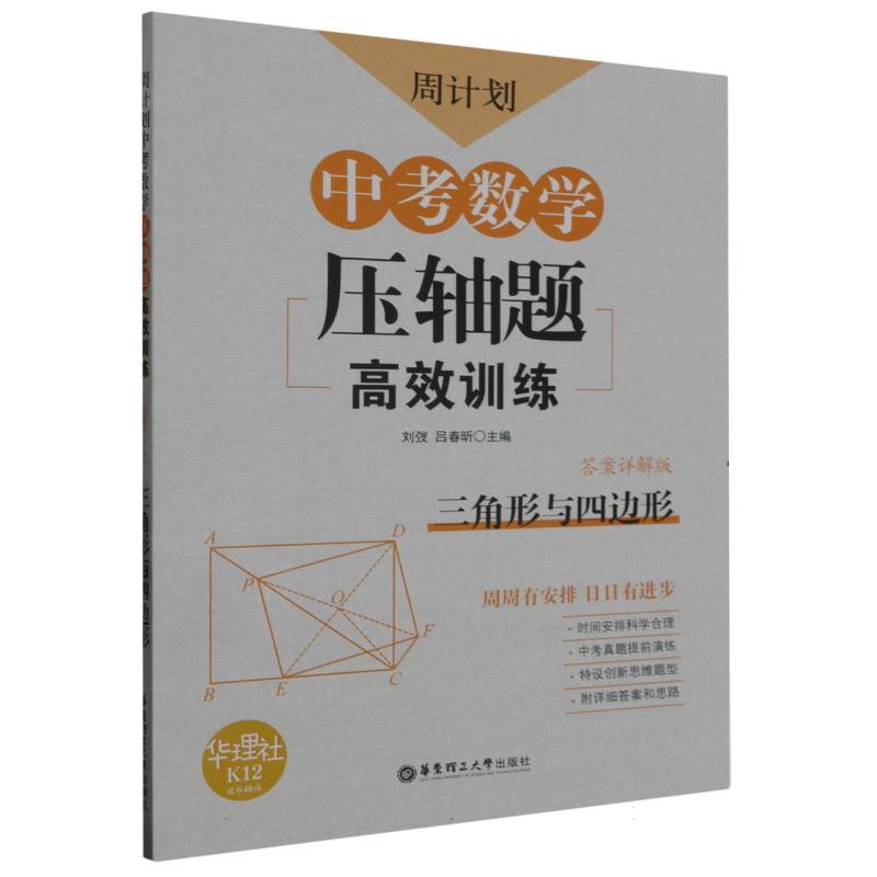 中考数学压轴题高效训练（三角形与四边形答案详解版）/周计划