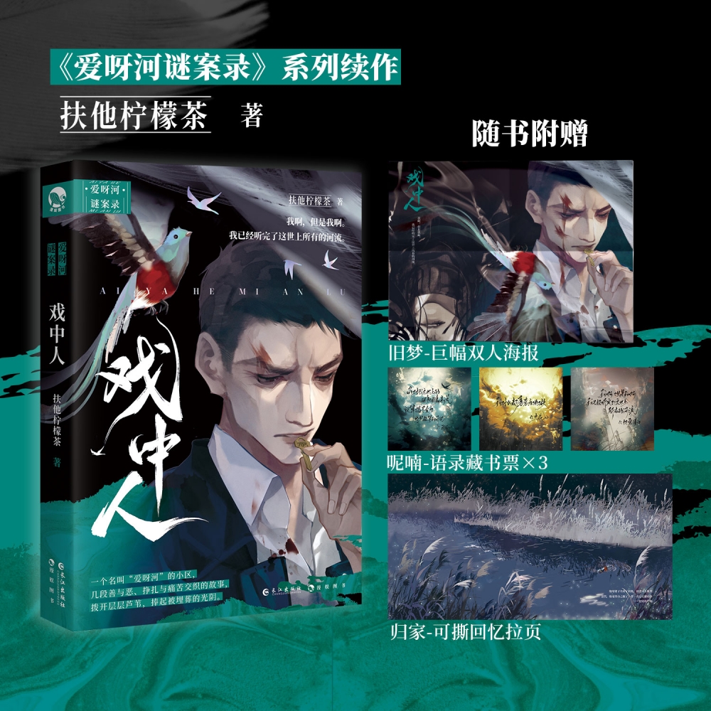 戏中人（青春短篇小说集） 签名本飞机盒