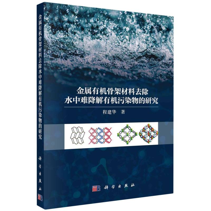 金属有机骨架材料去除水中难降解有机污染物的研究