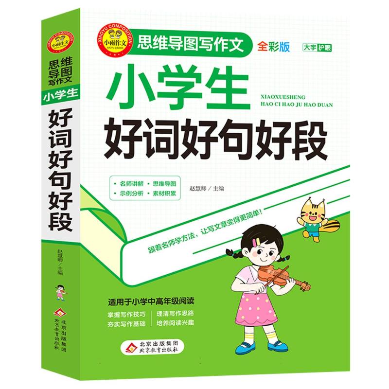 小雨作文——思维导图写作文《小学生好词好句好段》