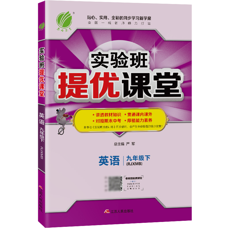 实验班提优课堂 九年级英语（下） 新目标 2022年春新版