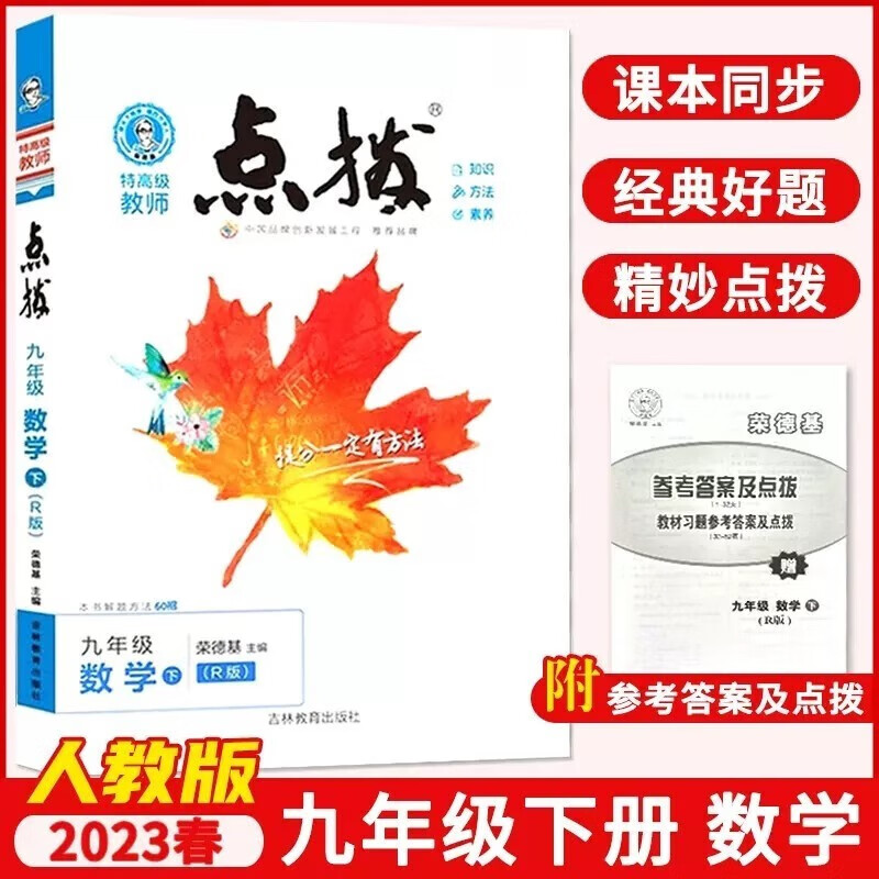 23春点拨九年级数学R（人教）下