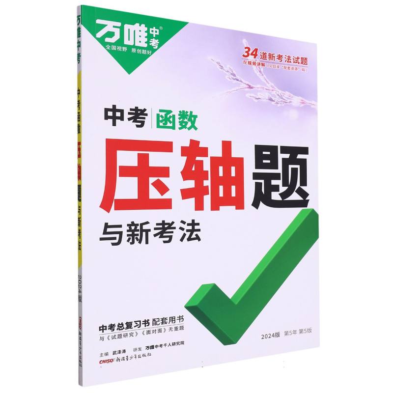 2024万唯中考--函数压轴题与新考法