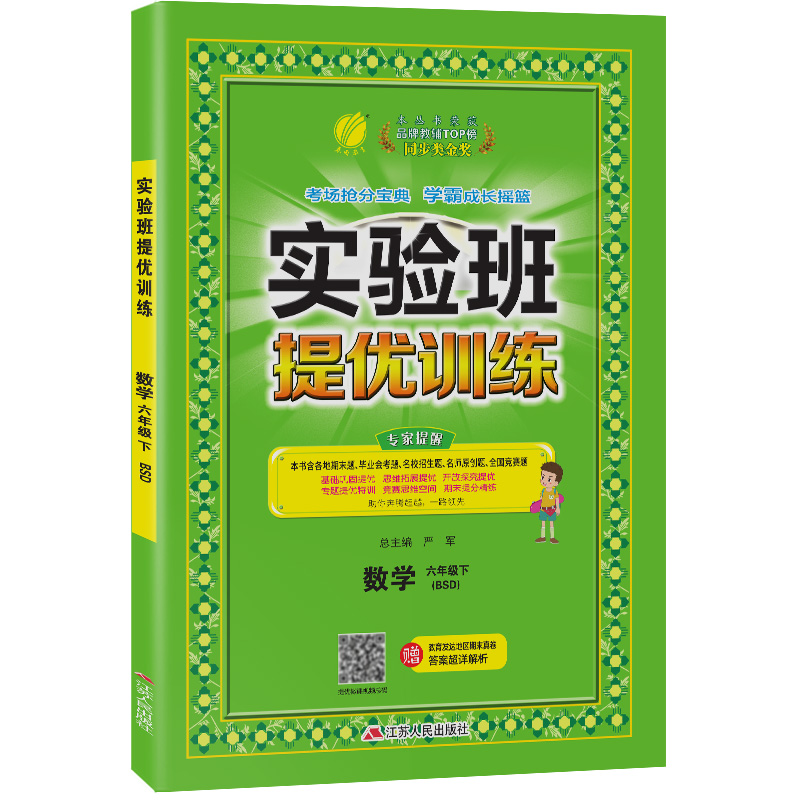 实验班提优训练 六年级数学（下） 北师大版 2022年春新版