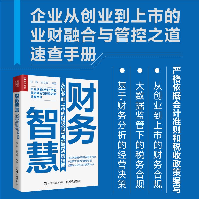 财务智慧 从创业到上市的财税合规与经营决策指南