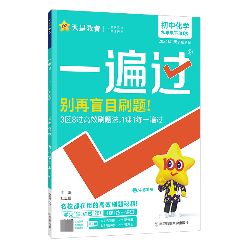2023-2024年一遍过 初中 九下 化学 RJ（人教）