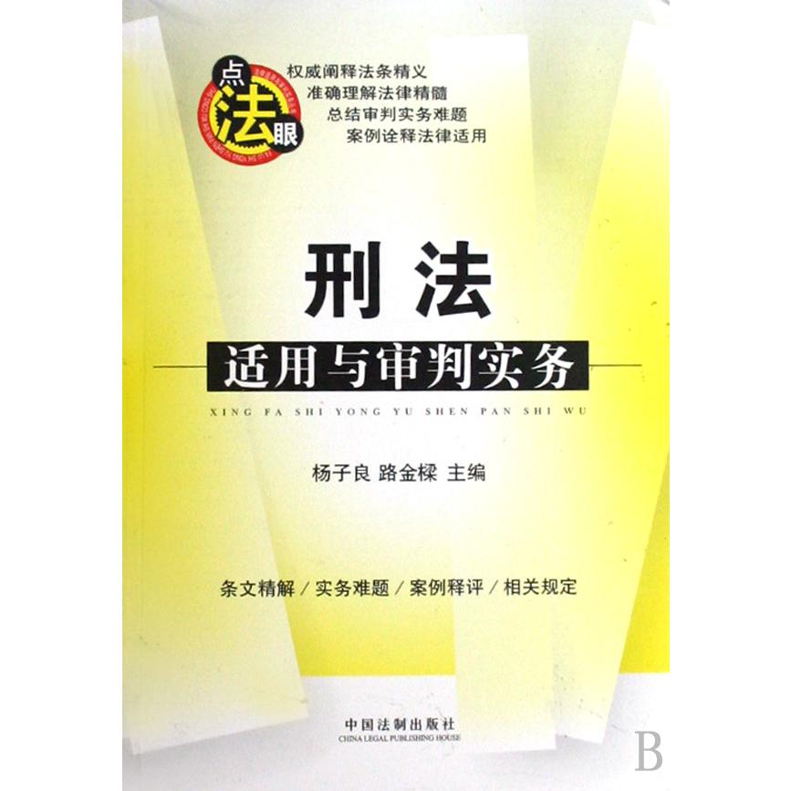 刑法适用与审判实务