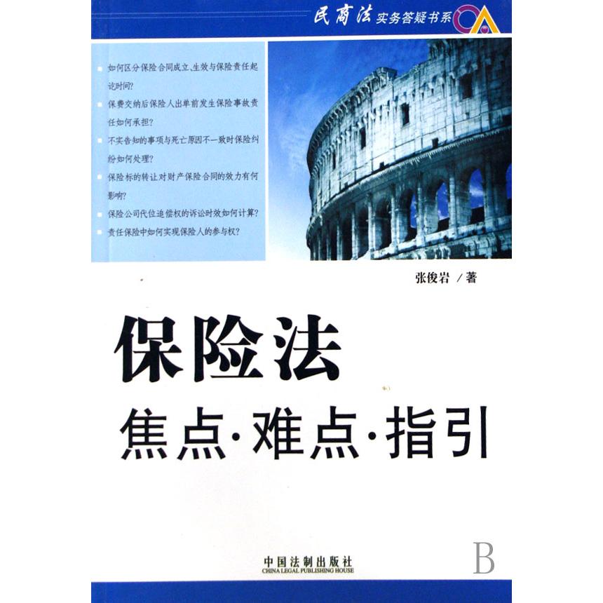 保险法焦点难点指引/民商法实务答疑书系