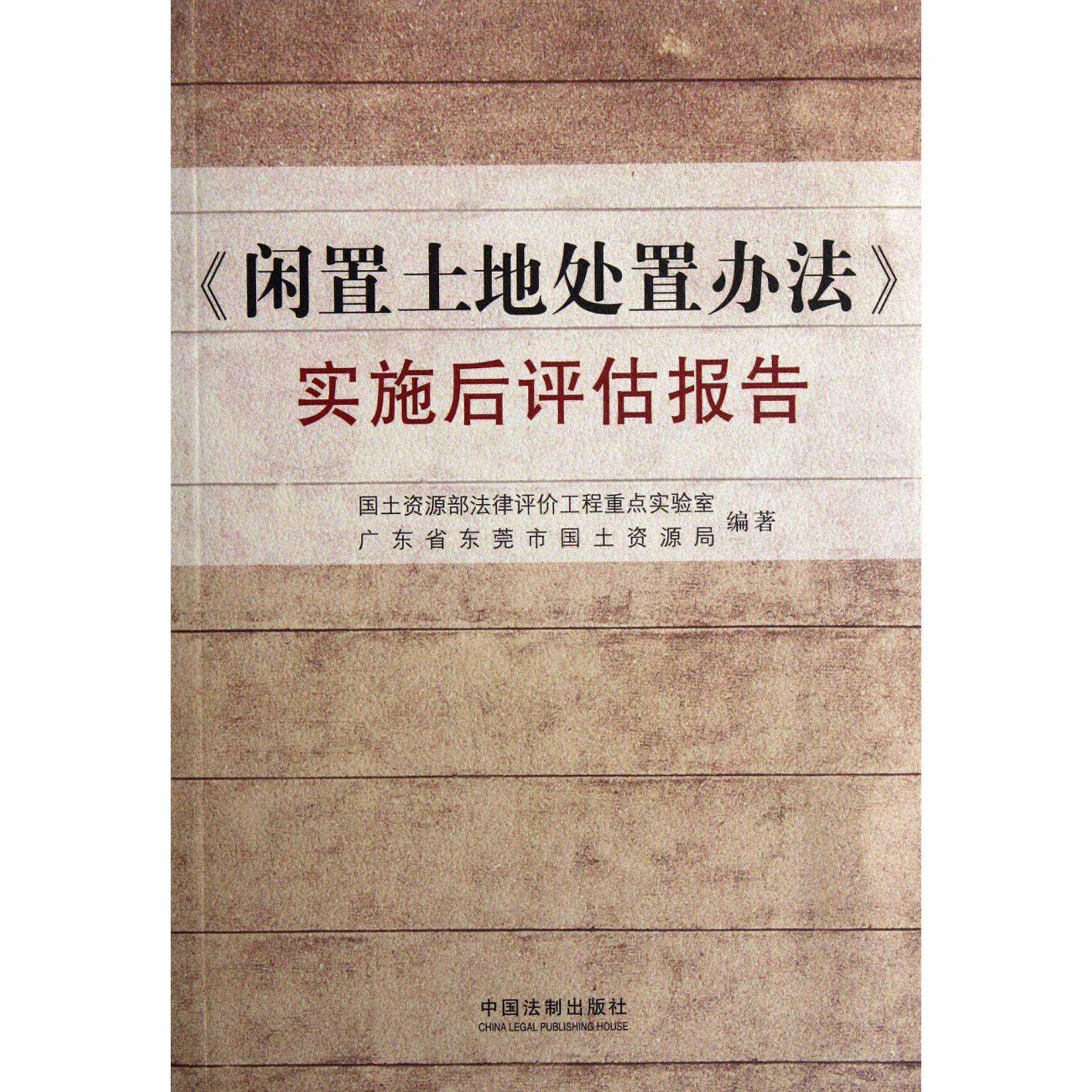 闲置土地处置办法实施后评估报告