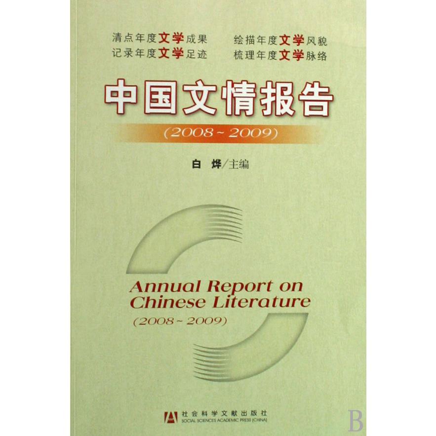 中国文情报告（2008-2009）