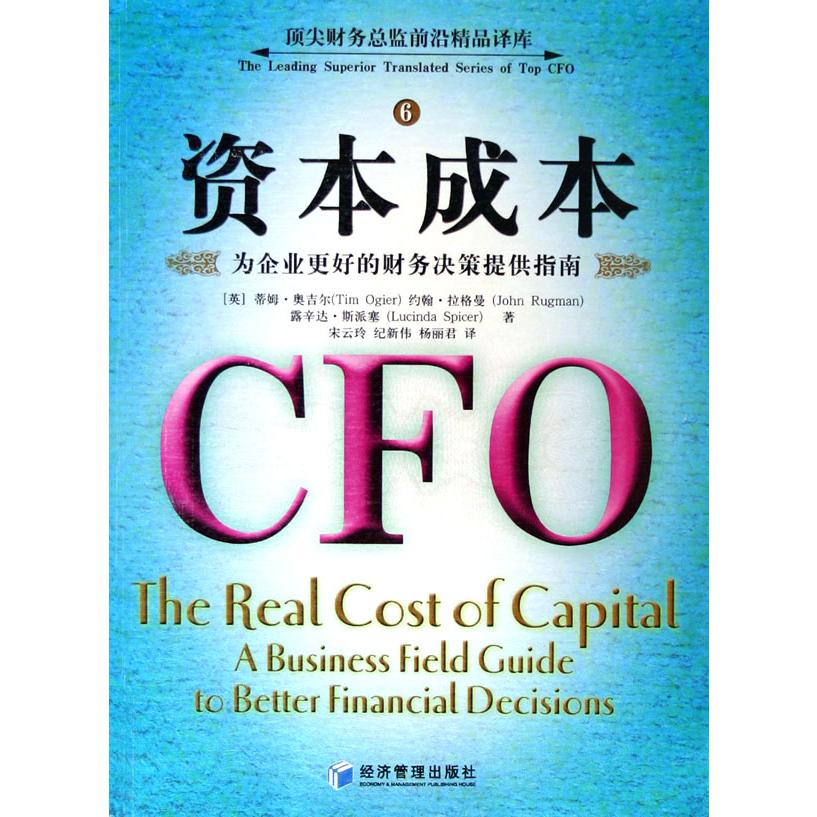 资本成本--为企业更好的财务决策提供指南/顶尖财务总监前沿精品译库