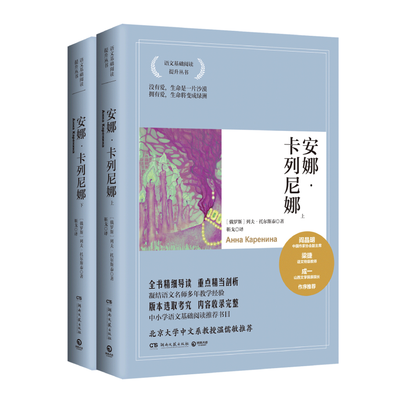 安娜·卡列尼娜(上下)/语文基础阅读提升丛书