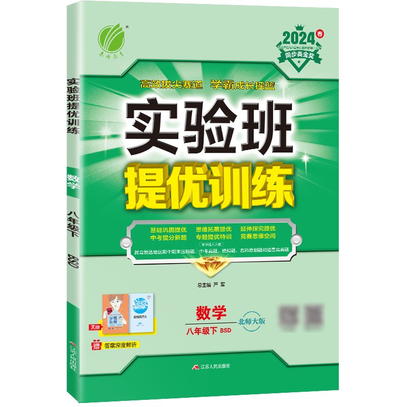 实验班提优训练 八年级数学(下) 北师大版 2024年春新版