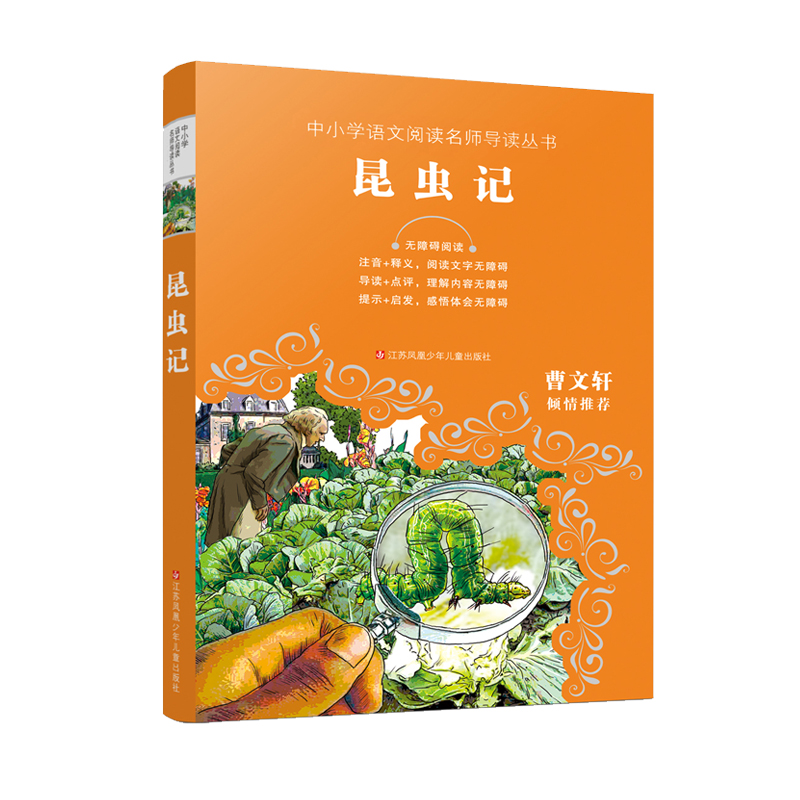 昆虫记(无障碍阅读)/中小学语文阅读名师导读丛书