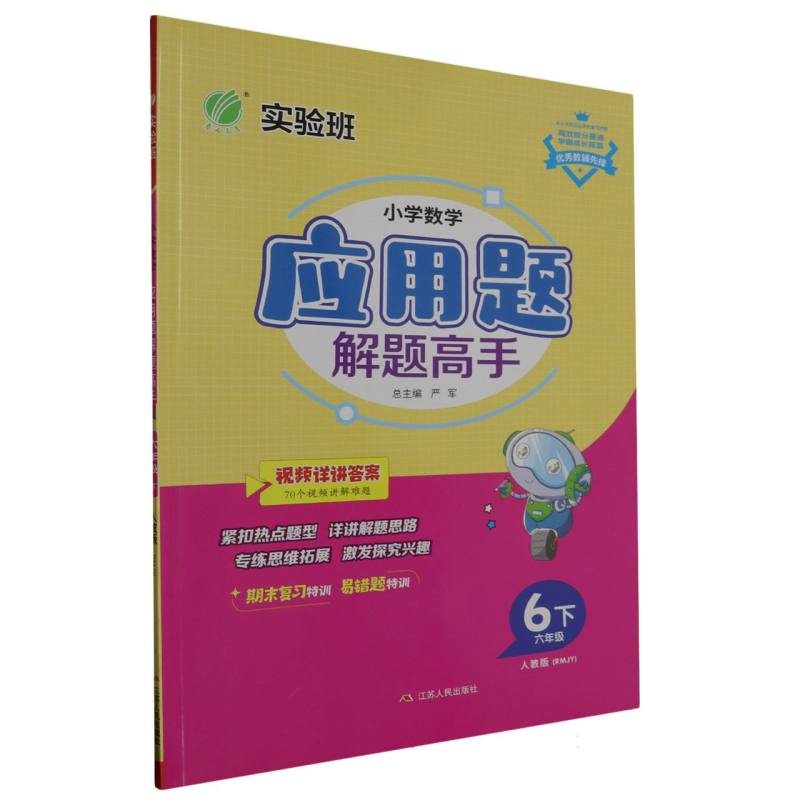 小学数学应用题解题高手六年级数学下人教版