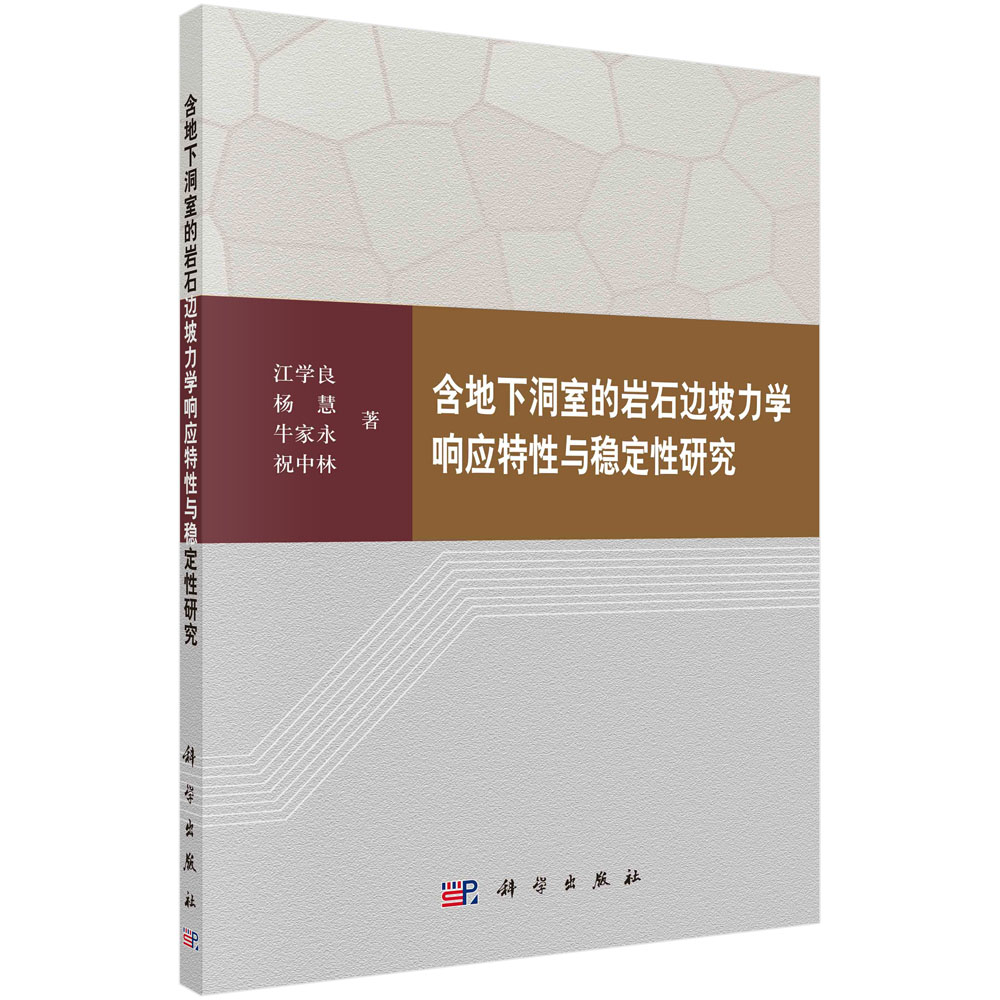 含地下洞室的岩石边坡力学响应特性与稳定性研究