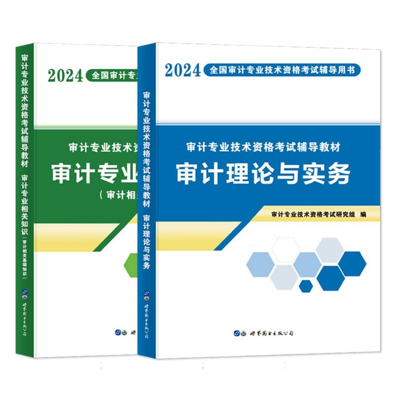 审计专业技术资格考试辅导教材全2册 2024版