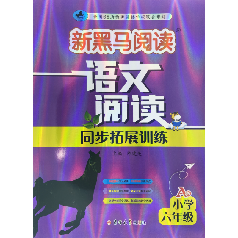 新黑马阅读丛书：语文阅读同步拓展训练．小学六年级.A版(2023)