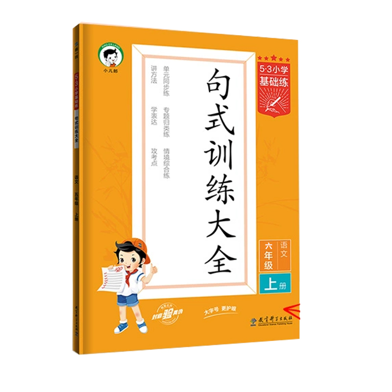 2024版《5.3》小学基础练语文  六年级上册  句式训练大全