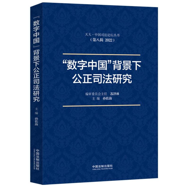 “数字中国”背景下公正司法研究