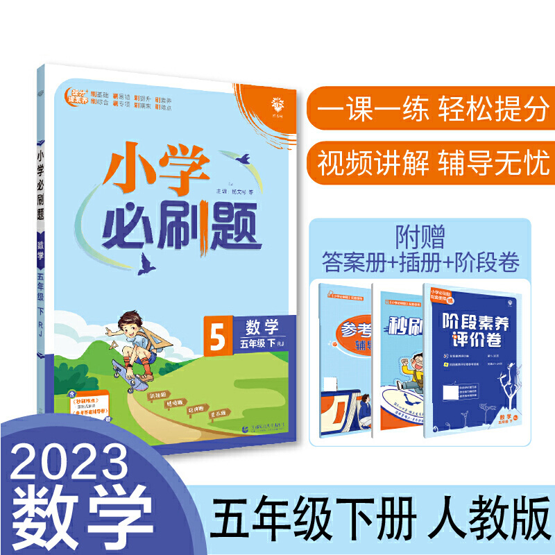 2023春小学必刷题 数学五年级下 RJ