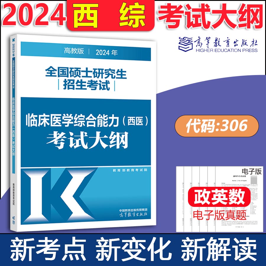 2024年全国硕士研究生招生考试临床医学综合能力（西医）考试大纲