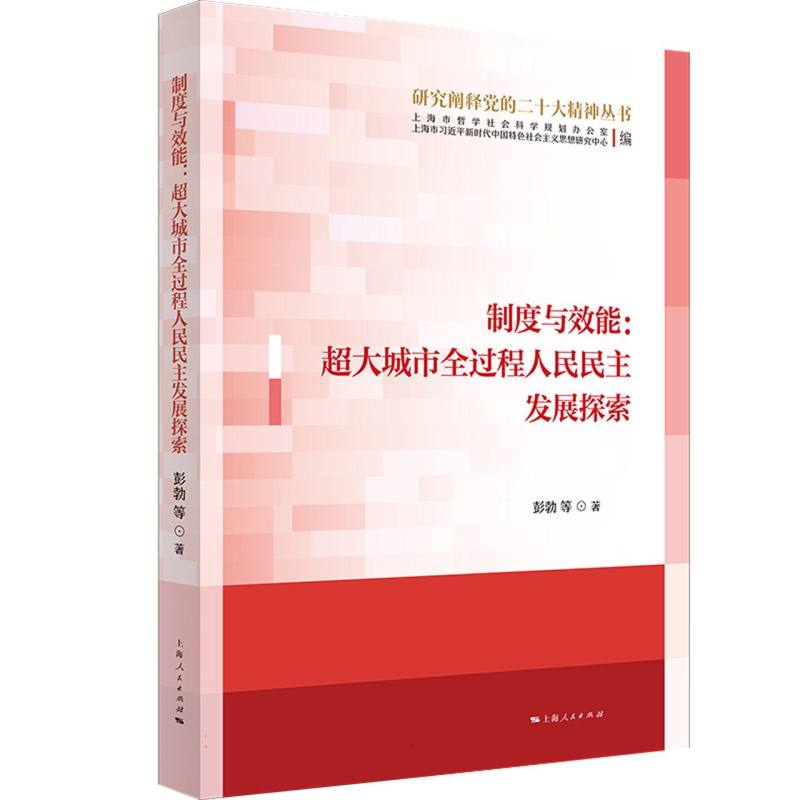 制度与效能：超大城市全过程人民民主发展探索