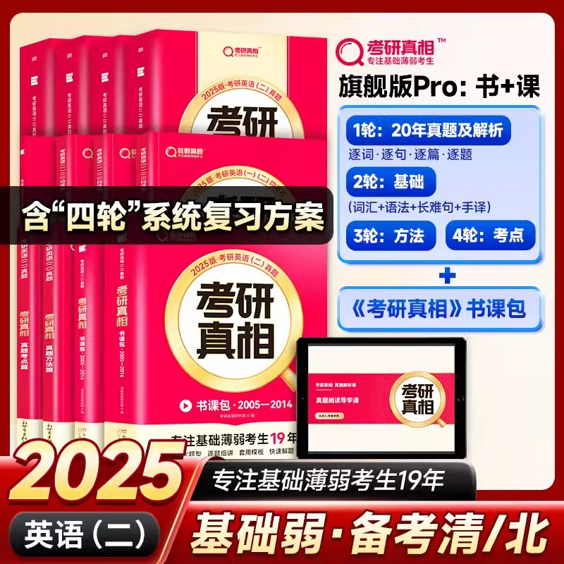 2025版《考研真相》英语（二）书课包2005-2014