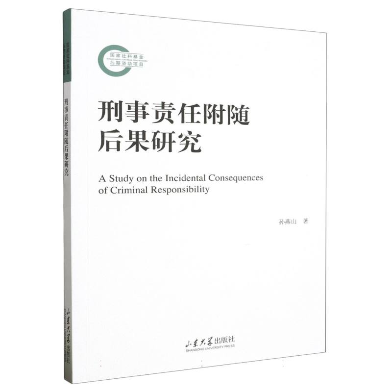 刑事责任附随后果研究