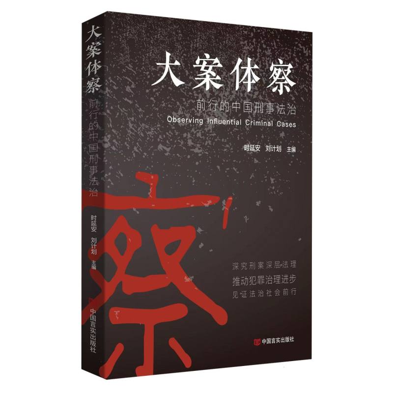 大案体察：前行的中国刑事法治