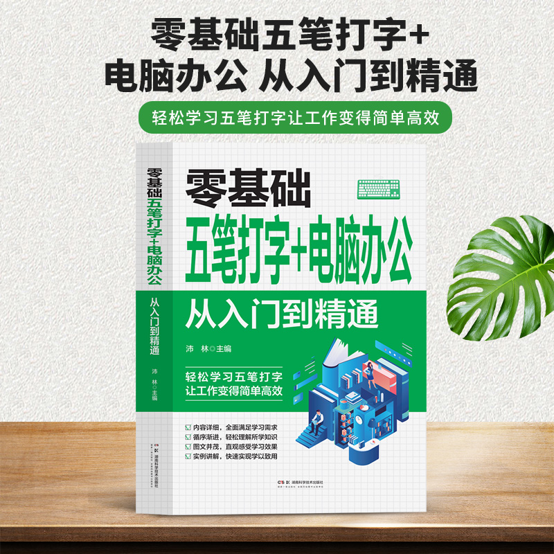 零基础五笔打字+电脑办公:从入门到精通