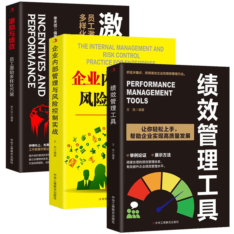 企业管理3册 企业内部管理与风险控制实战/绩效管理工具/激励与绩效：员工激励多样化方案