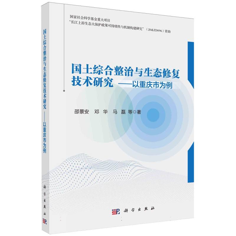 国土综合整治与生态修复技术研究--以重庆市为例