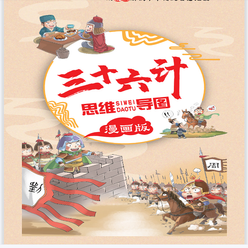三十六计思维导图漫画版古风折书