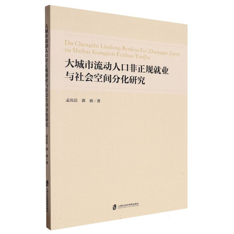 大城市流动人口非正规就业与社会空间分化研究