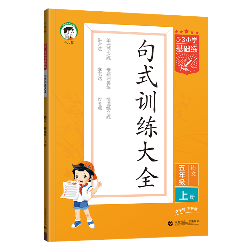 2025版《5.3》小学基础练语文  五年级上册  句式训练大全