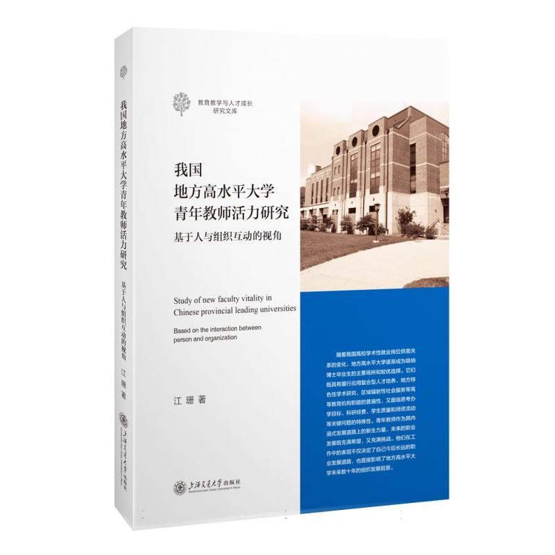 教育教学与人才成长研究文库-我国地方高水平大学青年教师活力研究