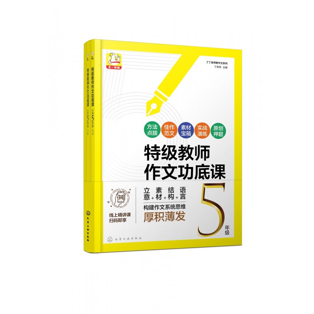 特级教师作文功底课(小学5年级共4册)/丁丁老师教作文系列