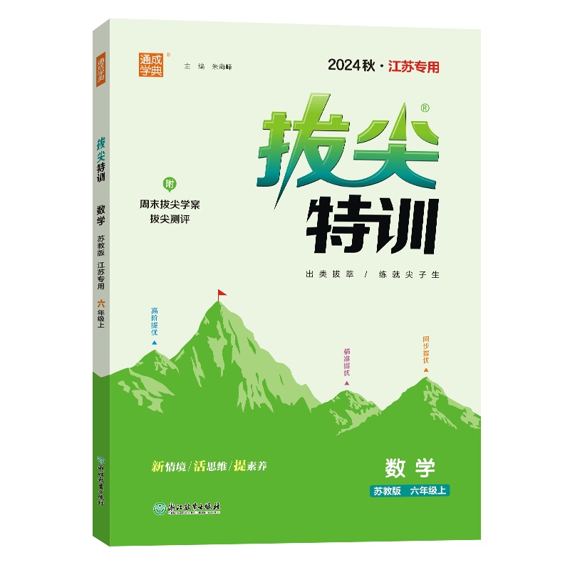 数学（6上苏教版2024秋江苏专用）/拔尖特训