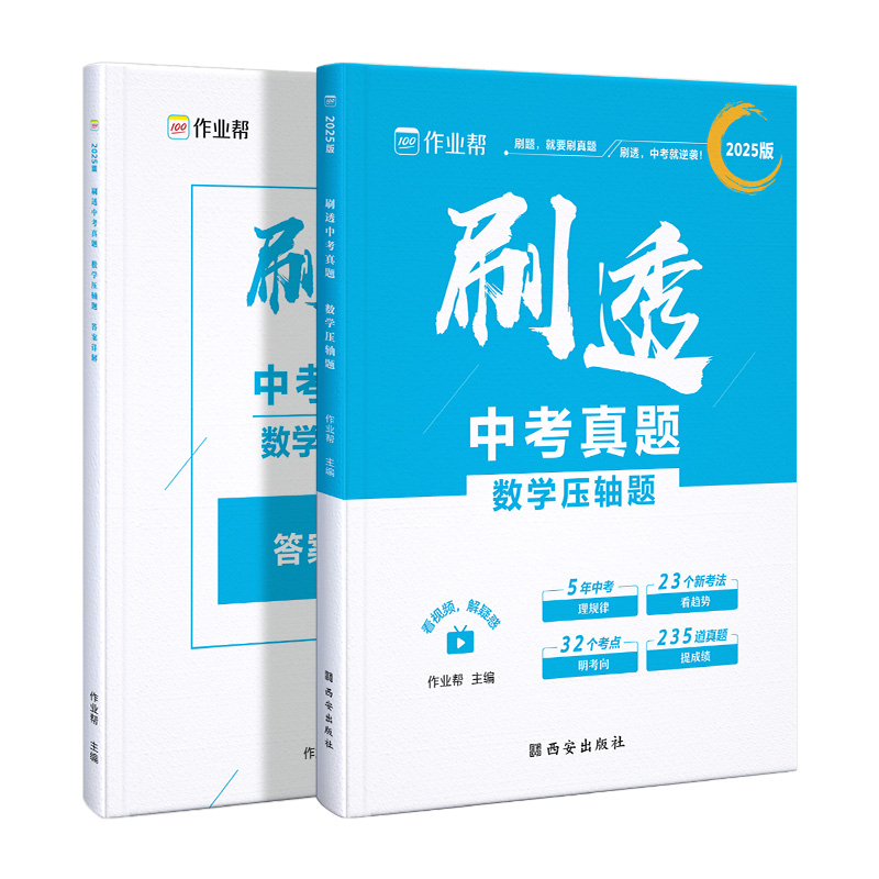 作业帮 刷透中考真题 数学压轴题 2025版