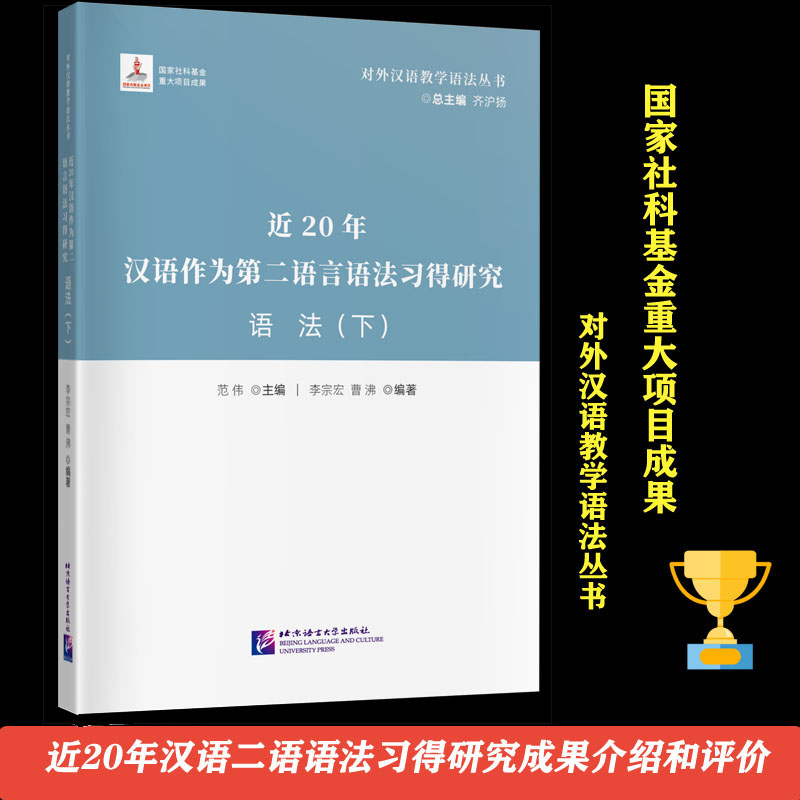 近20年汉语作为第二语言语法习得研究 语法(下)