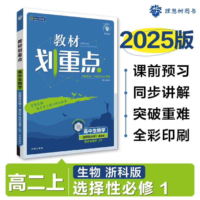 2024秋教材划重点 高中生物学 选择性必修1 稳态与调节 ZK