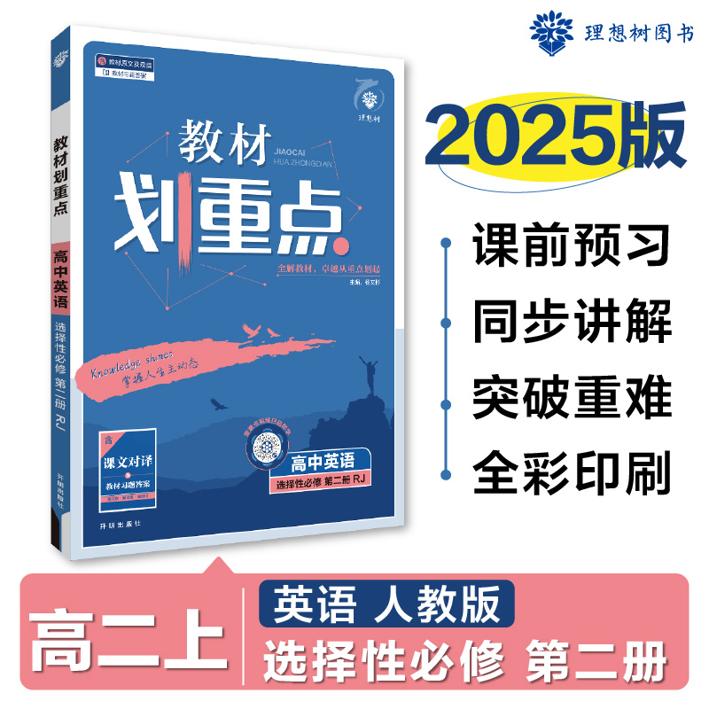 2024秋教材划重点 高中英语 选择性必修 第二册 RJ