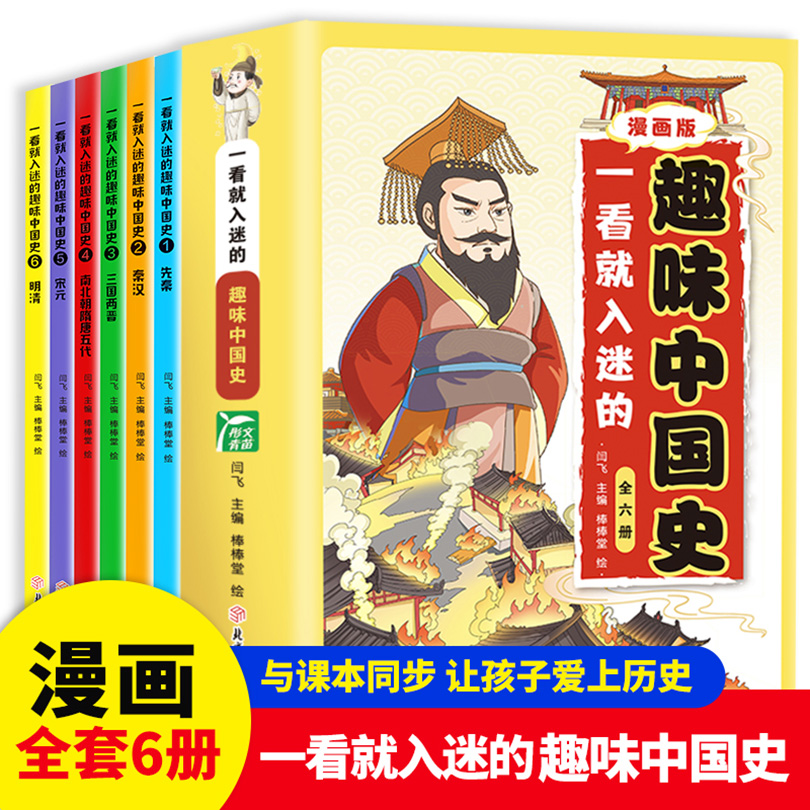 一看入迷的趣味中国史（全6册）