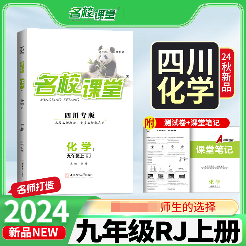 24秋上册四川专版-《名校课堂》九年级化学（人教）