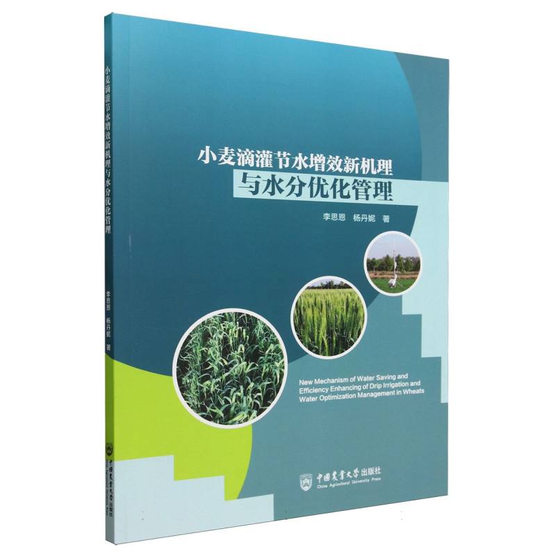 小麦滴灌节水增效新机理与水分优化管理