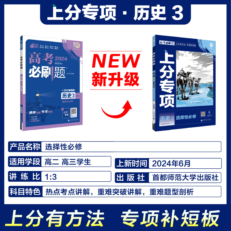 2025高考必刷题 历史3 选择性必修